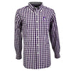 Northwestern University Wildcats Antigua Men's Long Sleeve Casual/Dress Shirt -Alliance