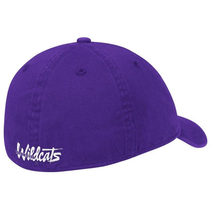 Northwestern University Wildcats Purple Unconstructed Flexfit Hat with N-Cat Design
