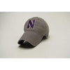 Northwestern Wildcats Legacy Unconstructed Adjustable Dark Grey Hat with Stylized N Design