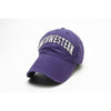 Northwestern Wildcats Legacy Unconstructed Fitted Purple Hat with Arched Northwestern Design