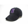 Northwestern Wildcats Legacy Unconstructed Fitted Black Hat with Stylized N Design