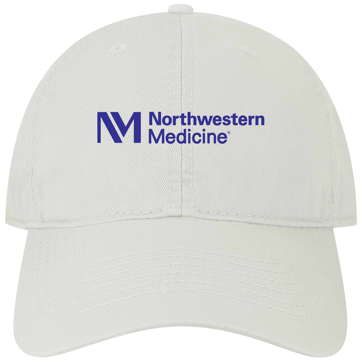 Northwestern Feinberg School of Medicine Legacy Unconstructed Adjustable White Hat