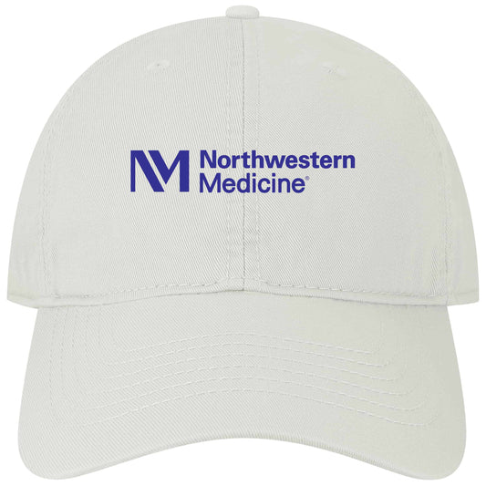 Northwestern Feinberg School of Medicine Legacy Unconstructed Adjustable White Hat