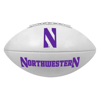 Northwestern Wildcats Regulation Size Autograph/Signature Football 11.5"