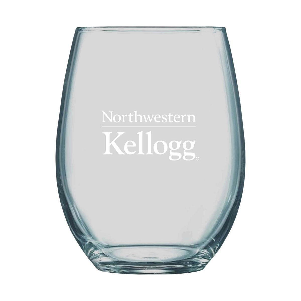 Northwestern I Kellogg Laser Engraved 15 oz. Boulder Wine Glass