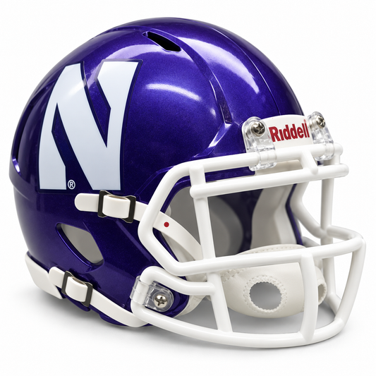 Northwestern University Wildcats Riddell Speed Mini Football Helmet – Official Collectible