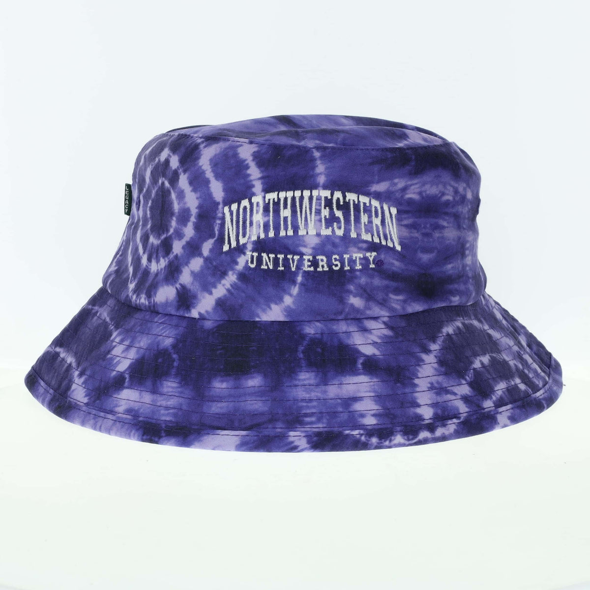 Northwestern University Wildcats Relaxed Purple Tie-Dye Floppy/Bucket Hat with Stylized Northwestern University Design