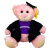 Northwestern University Wildcats Graduation Pink Bear