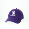 Northwestern University Wildcats Unconstructed Purple Cotton Twill Hat with N & Grandma Design