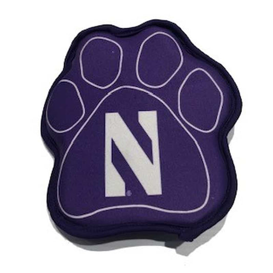 Northwestern University Wildcats Paw Shaped (8") Squeak Toy