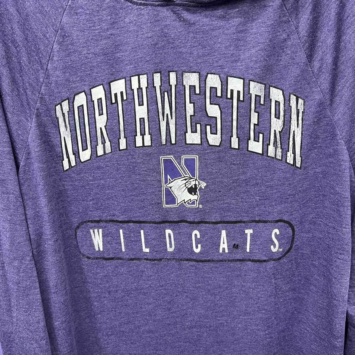 Northwestern University Wildcats Colosseum Men's Dexthart L/S Hoodie Tee