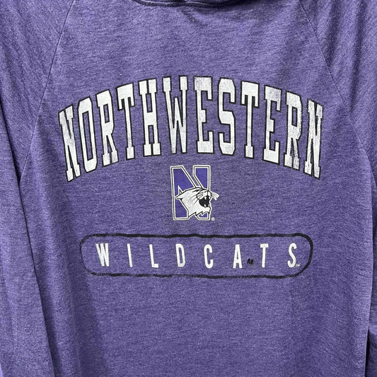 Northwestern University Wildcats Colosseum Men's Dexthart L/S Hoodie Tee