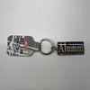 Northwestern University Wildcats Rectangular Alumni Keychain