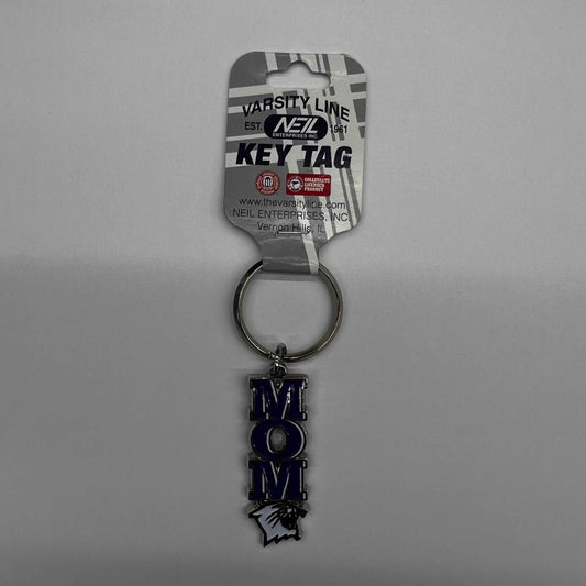 Northwestern University Wildcats Pewter Mom Keychain