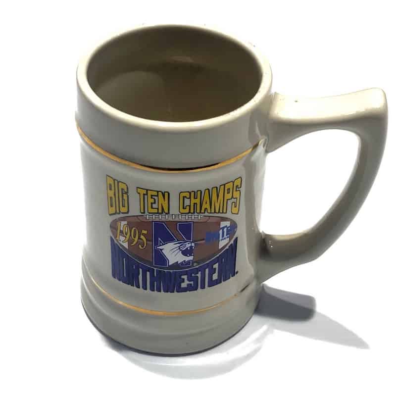 Northwestern Wildcats 26 oz. Ceramic Stein with Big Ten Champions 1995 Design