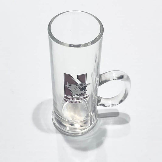 Northwestern Wildcats 2.5 oz. Shooter Shot Glass with a Handle & N-cat Design