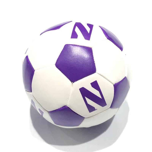 Northwestern University Wildcats 4" Softee Soccer Ball With Stylized N Design