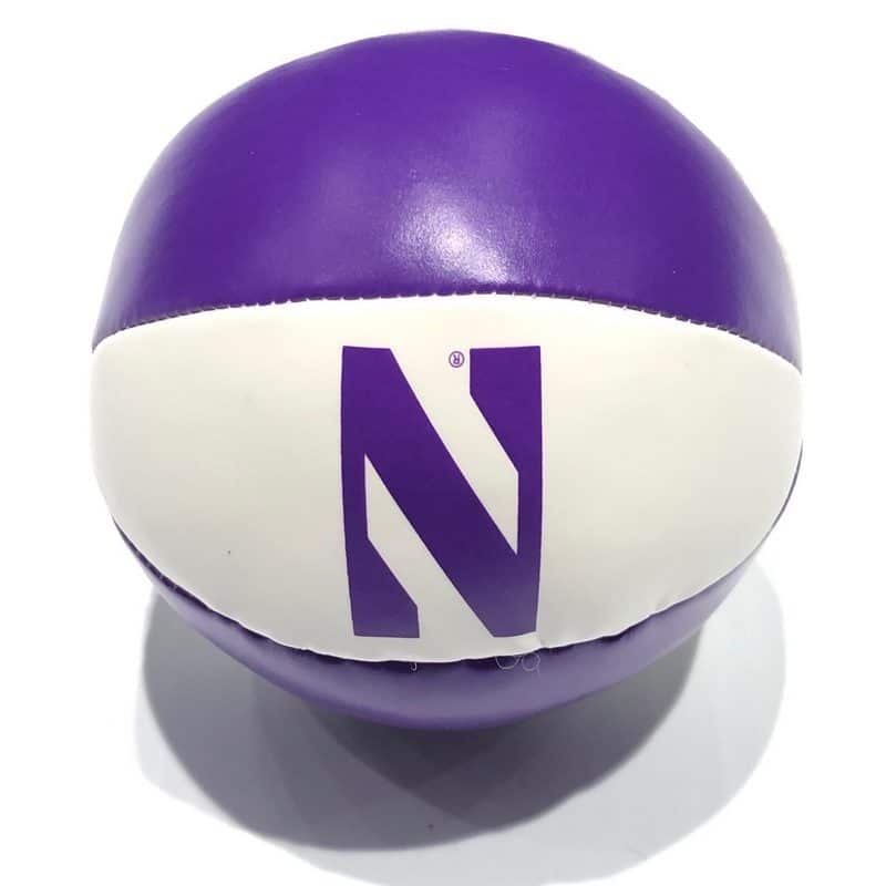Northwestern University Wildcats 4" Softee Basketball With Stylized N Design