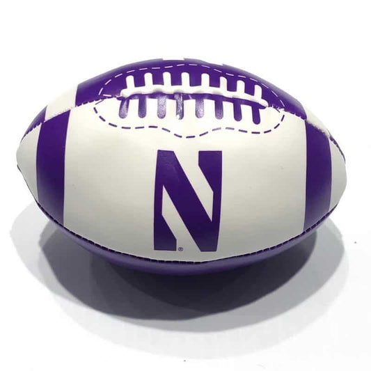 Northwestern University Wildcats 6" Softee Football With Stylized N Design