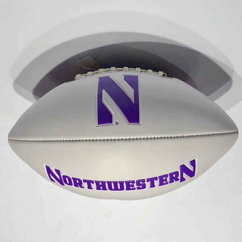 Northwestern University Wildcats Regulation Size Autograph/Signature Football 11.5"