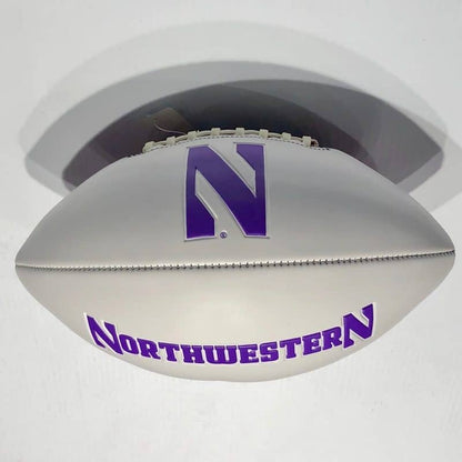 Northwestern University Wildcats Regulation Size Autograph/Signature Football 11.5"