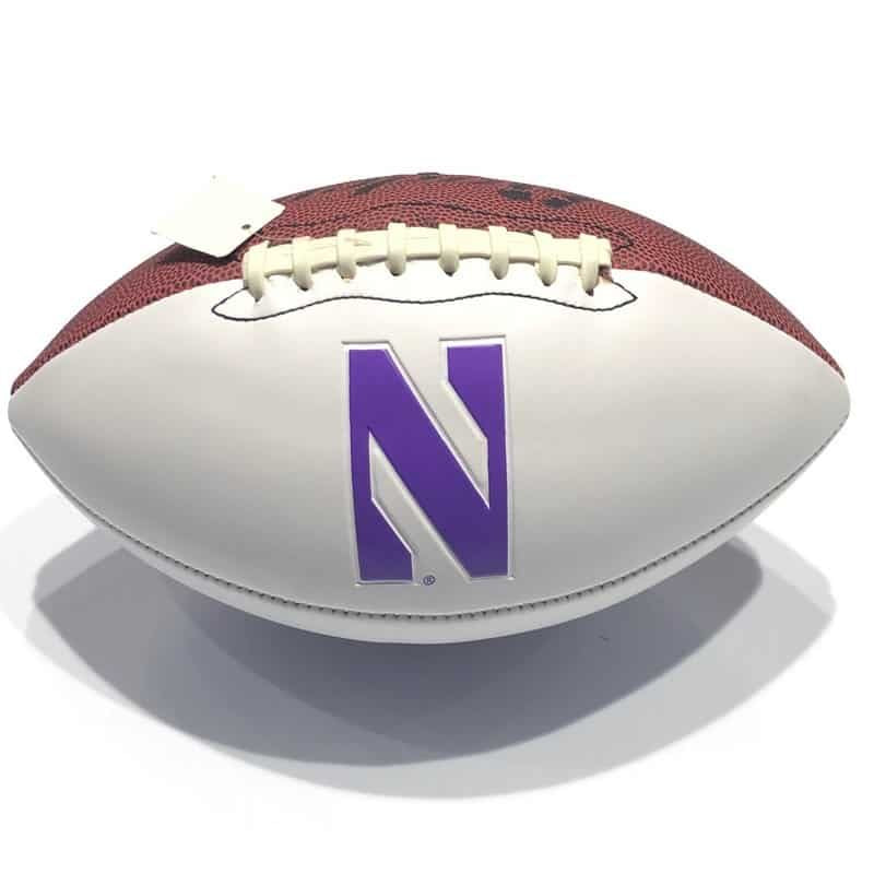 Northwestern University Wildcats Regulation Size Autograph/Signature Football 11.5"