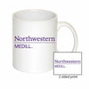 Northwestern University Wildcats 11 oz. White Ceramic Coffee Mug with Medill Design