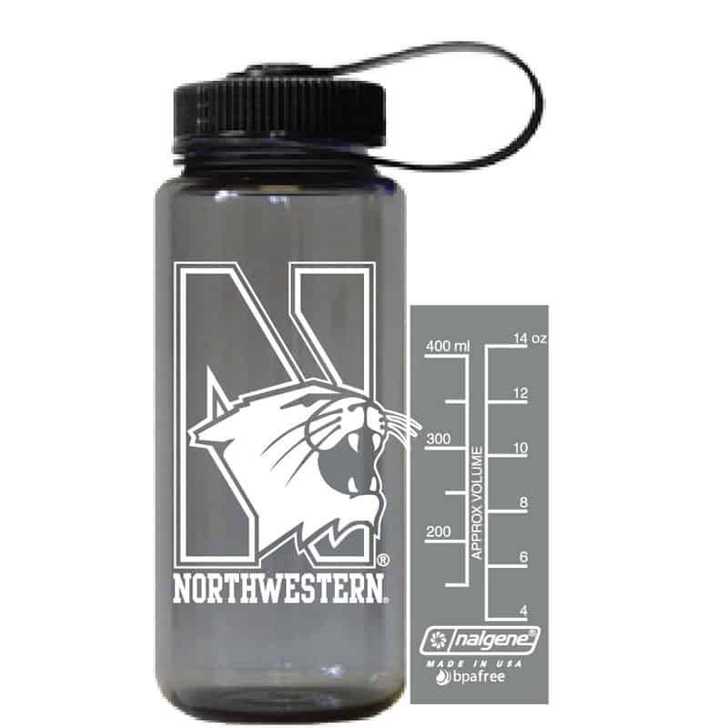 Northwestern University Wildcats 16 oz. Smoke Tritan Wide Mouth Nalgen ...