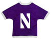Northwestern University Wildcats Athletic Dog Jersey With Stylized N Design