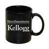 Northwestern University Wildcats 11 oz. Black Ceramic Coffee Mug with Kellogg Design