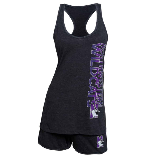 Northwestern University Wildcats Ladies Tank Top and Short Set