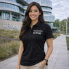Northwestern I Kellogg Antigua Women's Legacy Pique Polo in Black