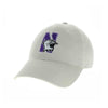 Legacy Unconstructed Adjustable Almond Cream Hat with N-Cat Design