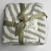 Northwestern University Wildcats Natural & White Pattern Luxe Dreams Blanket