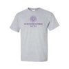 Northwestern University Wildcats Sport Grey Short Sleeve Tee Shirt with Mom Design