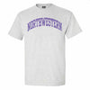 Northwestern University Wildcats Men's MV Marble Heather Classic Tee with One Color Arch Design