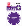 Northwestern University Feinberg School of Medicine Full Color Outside Application 3" Circular Multi-Purpose Sticker