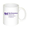 Northwestern University Wildcats 11 oz. White Ceramic Coffee Mug with Feinberg School of Medicine Design