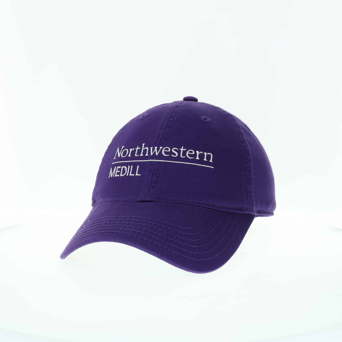 Northwestern Medill School of Journalism Legacy Unconstructed Adjustable Purple Hat