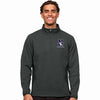 Northwestern Wildcats Men's Antigua Charcoal Heather Multi Course Pullover 1/4 Zip with N-Cat Design