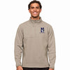 Northwestern Wildcats Men's Antigua Oatmeal Heather Multi Course Pullover 1/4 Zip with N-Cat Design