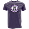 Northwestern University Wildcats Tokyodachi Donatsu Design Heather Purple Bi-blend Tee Shirt