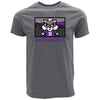 Northwestern University Wildcats Tokyodachi Kashiwa Design Heather Gray Bi-blend Tee Shirt