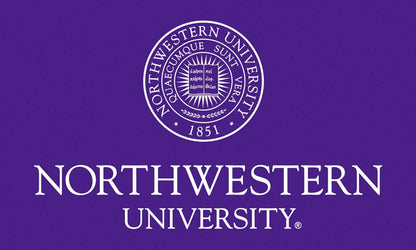 Northwestern University Wildcats 3'X5' Flag With The N-cat Design