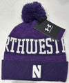 NU a Armour Purple Knit Hat w Pom
