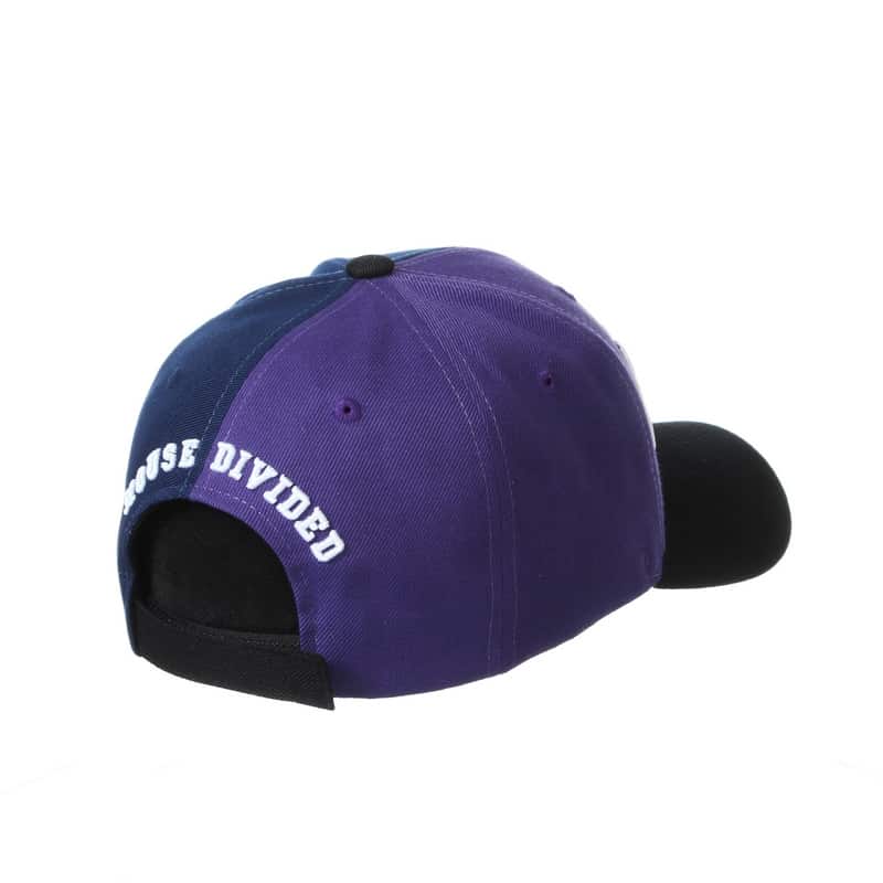 Northwestern University Wildcats House Divided Hat with Georgia Tech Yellow Jackets