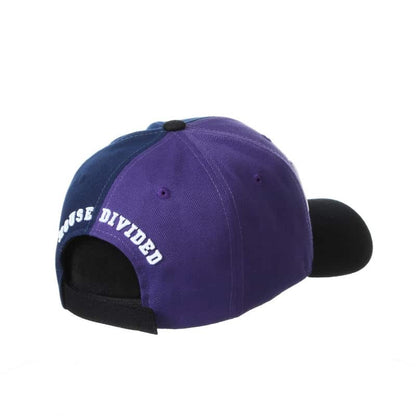 Northwestern University Wildcats House Divided Hat with Georgia Tech Yellow Jackets