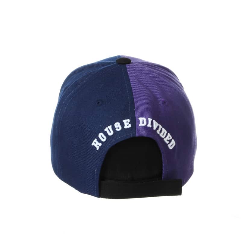 Northwestern University Wildcats House Divided Hat with Syracuse Orange
