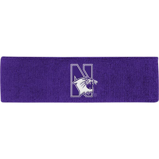 Northwestern University Wildcats Purple Athletic Knit Sweatband / Headband