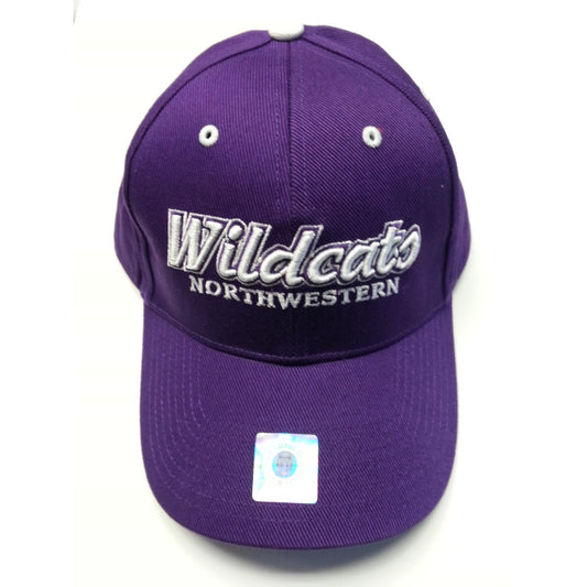 Adjustable Velcroback Northwestern Wildcats Hat